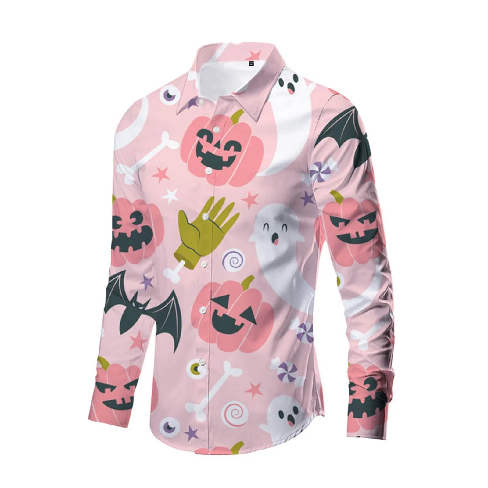 Men's Halloween Leisure Shirt Tops turn-down-collar Long-Sleeve blouse Graffiti print Single Breasted Cardigan Outfits for mens
Men's Halloween Leisure Shirt Tops turn-down-collar Long-Sleeve blouse Graffiti print Single Breasted Cardigan Outfits for mens