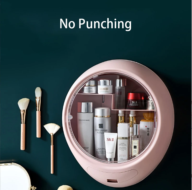 Wall-Mounted Storage Box Punch-Free Large-Capacity Household Storage Rack Dustproof Skin Care Box&Rack Makeup Storage Boxes
Wall-Mounted Storage Box Punch-Free Large-Capacity Household Storage Rack Dustproof Skin Care Box&Rack Makeup Storage Boxes