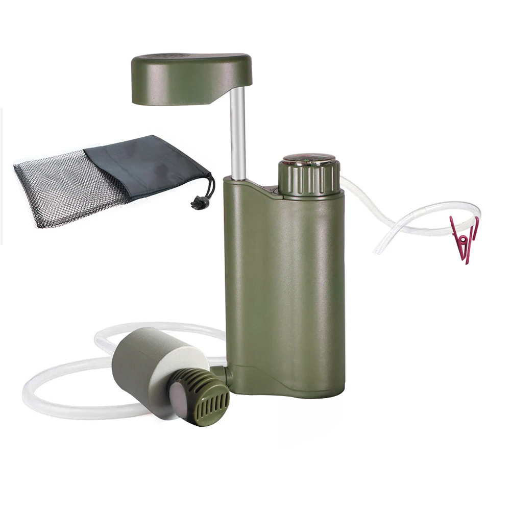 Outdoor Survival Water Purifier Water Filtration System for Outdoor Activities Emergency Life Exploration Drinking Purifier
Outdoor Survival Water Purifier Water Filtration System for Outdoor Activities Emergency Life Exploration Drinking Purifier