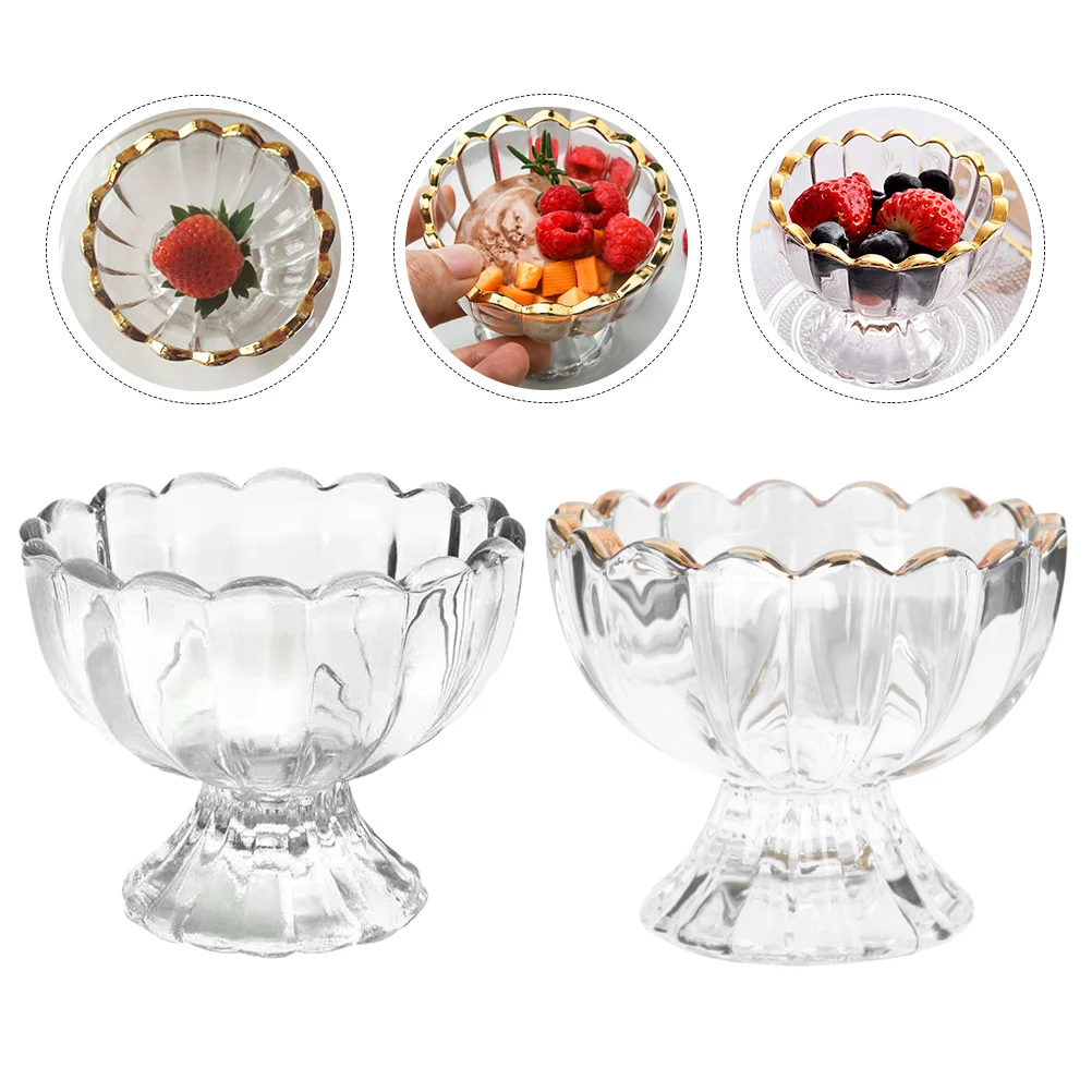 2pcs Transparent Glass Ice Cream Cups Salad Cups Jam Cups Kitchen Supplies
2pcs Transparent Glass Ice Cream Cups Salad Cups Jam Cups Kitchen Supplies