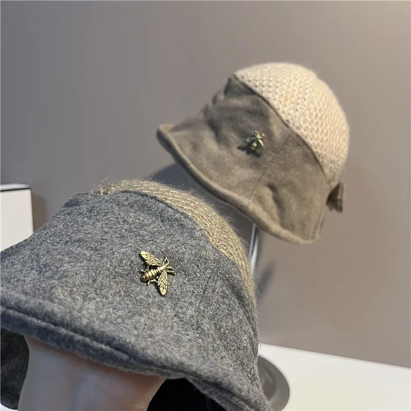 202210-SJ dropshipping japan winter warm Vintage Knitting bee pin bowknot leisure lady bucket cap men women fishermen hat
202210-SJ dropshipping japan winter warm Vintage Knitting bee pin bowknot leisure lady bucket cap men women fishermen hat