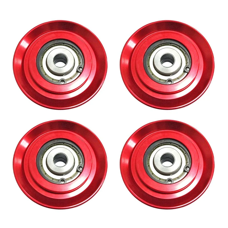 4Pcs 73Mm Universal Aluminum Lift Heavy Load Bearing Pulley Wheel Cable Fitness Gym Equipment
4Pcs 73Mm Universal Aluminum Lift Heavy Load Bearing Pulley Wheel Cable Fitness Gym Equipment