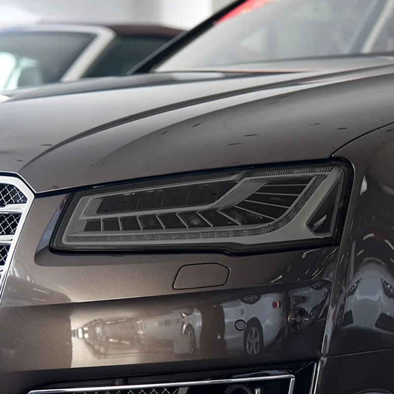 2 Pcs Car Headlight Protective Film Self Healing Transparent Black TPU Sticker For Audi A8 D4 4H D5 4N S8 2014-2020 Accessories
2 Pcs Car Headlight Protective Film Self Healing Transparent Black TPU Sticker For Audi A8 D4 4H D5 4N S8 2014-2020 Accessories