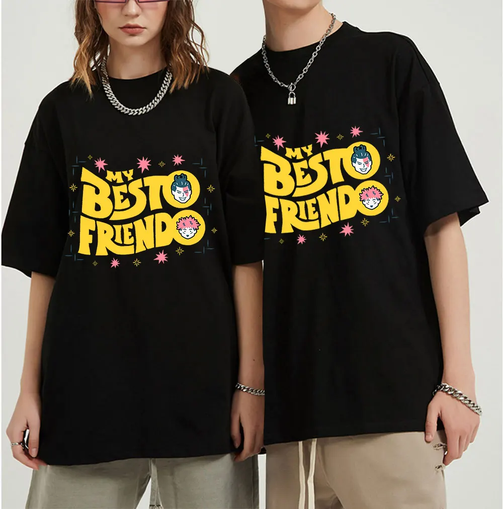 Jujutsu Kaisen Shirts Yuuji Itadori Tshirt My Best Friend T-shirt Mannen Tops Aoi Toudou Tees-shirt 100% Cotton Tees Print Cloth
Jujutsu Kaisen Shirts Yuuji Itadori Tshirt My Best Friend T-shirt Mannen Tops Aoi Toudou Tees-shirt 100% Cotton Tees Print Cloth