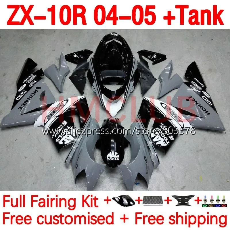 +Tank For KAWASAKI NINJA ZX 10R 1000 CC 10 R ZX-10R 1000CC ZX1000 ZX10R 04 05 2004 2005 Injection Fairing 207No.24 grey black
+Tank For KAWASAKI NINJA ZX 10R 1000 CC 10 R ZX-10R 1000CC ZX1000 ZX10R 04 05 2004 2005 Injection Fairing 207No.24 grey black