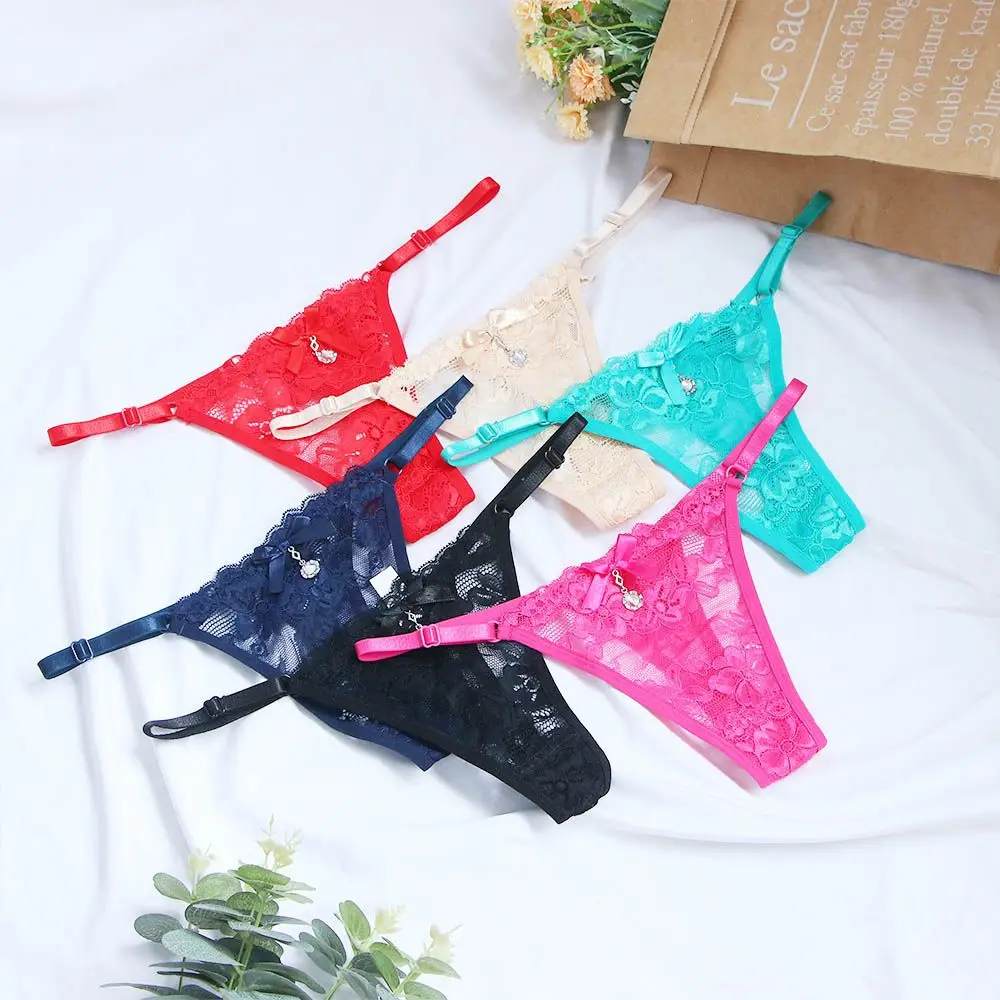 Adjustable Breathable T-Back Underwear Cotton Crotch G String Sexy Briefs Lace Panties Pendant diamond Women Thong
Adjustable Breathable T-Back Underwear Cotton Crotch G String Sexy Briefs Lace Panties Pendant diamond Women Thong