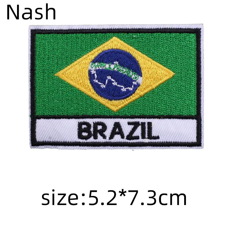 Br Brasil National Flag Embroidered Patches Clothing Thermoadhesive Patches Brazilian Patch on Clothes Bandeira Do Brasil Badges 
Br Brasil National Flag Embroidered Patches Clothing Thermoadhesive Patches Brazilian Patch on Clothes Bandeira Do Brasil Badges
