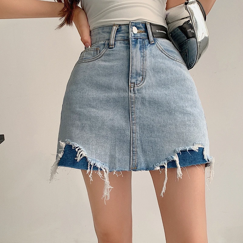High Waist Blue Denim Skirts Y2K Streetwear Pockets Patchwork A-line Skirt E-girl Aesthetics Outfits Zipper 2022 Summer Saia
High Waist Blue Denim Skirts Y2K Streetwear Pockets Patchwork A-line Skirt E-girl Aesthetics Outfits Zipper 2022 Summer Saia