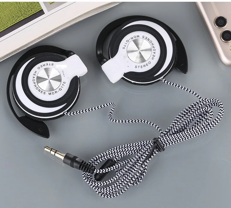 3.5mm Wired Headphones HIFI Heavy Bass Headset Over-ear Adjustable Ear hook Earphones Music Earphone for Phone
3.5mm Wired Headphones HIFI Heavy Bass Headset Over-ear Adjustable Ear hook Earphones Music Earphone for Phone