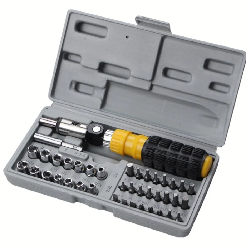 41-piece multi-functional screwdriver set tool screwdriver socket wrench combination socket wrench batch head
41-piece multi-functional screwdriver set tool screwdriver socket wrench combination socket wrench batch head