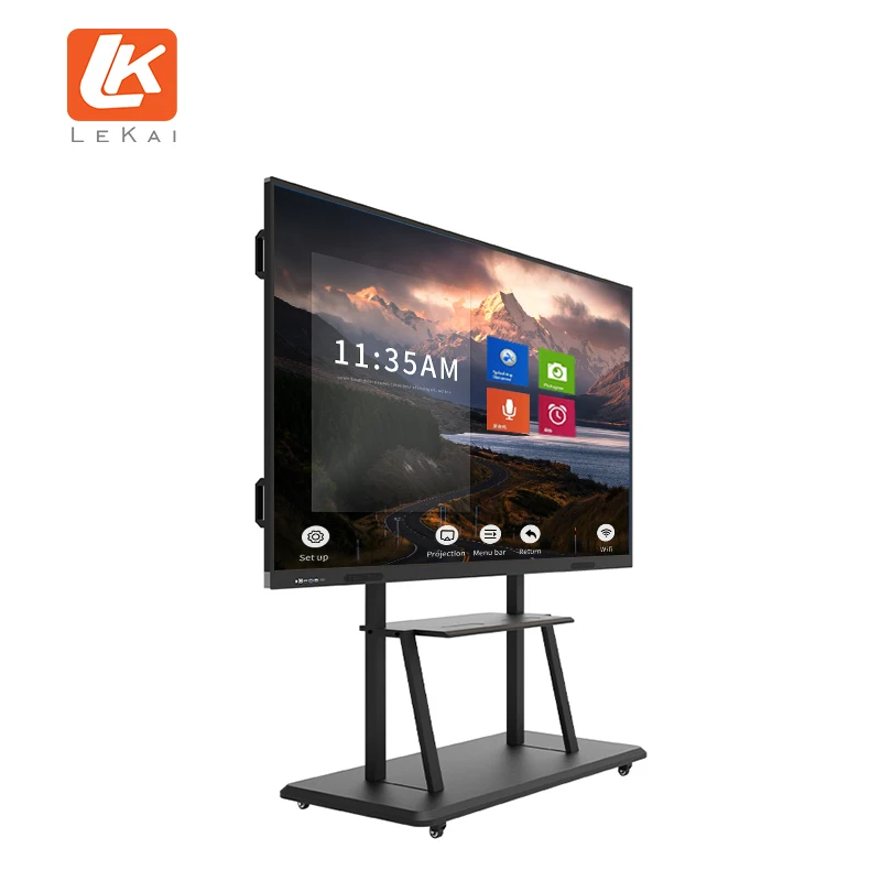 

Cheap Price HD 4K 55 65 75 86 100 Inch TV LCD Display Smart Board 20 Points Infrared Smart Touch Screen Interactive Whiteboard