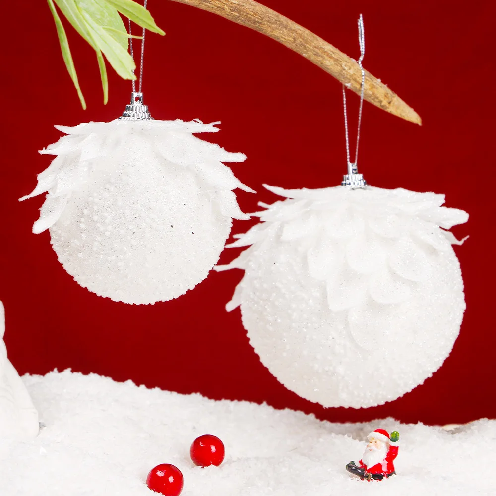 Decorations Christmas Ball Christmas Tree Ornament Pendant Flocking Petal Glitter Foam Ball Set Box(Size 1:10cm) (Size 2:8cm)
Decorations Christmas Ball Christmas Tree Ornament Pendant Flocking Petal Glitter Foam Ball Set Box(Size 1:10cm) (Size 2:8cm)