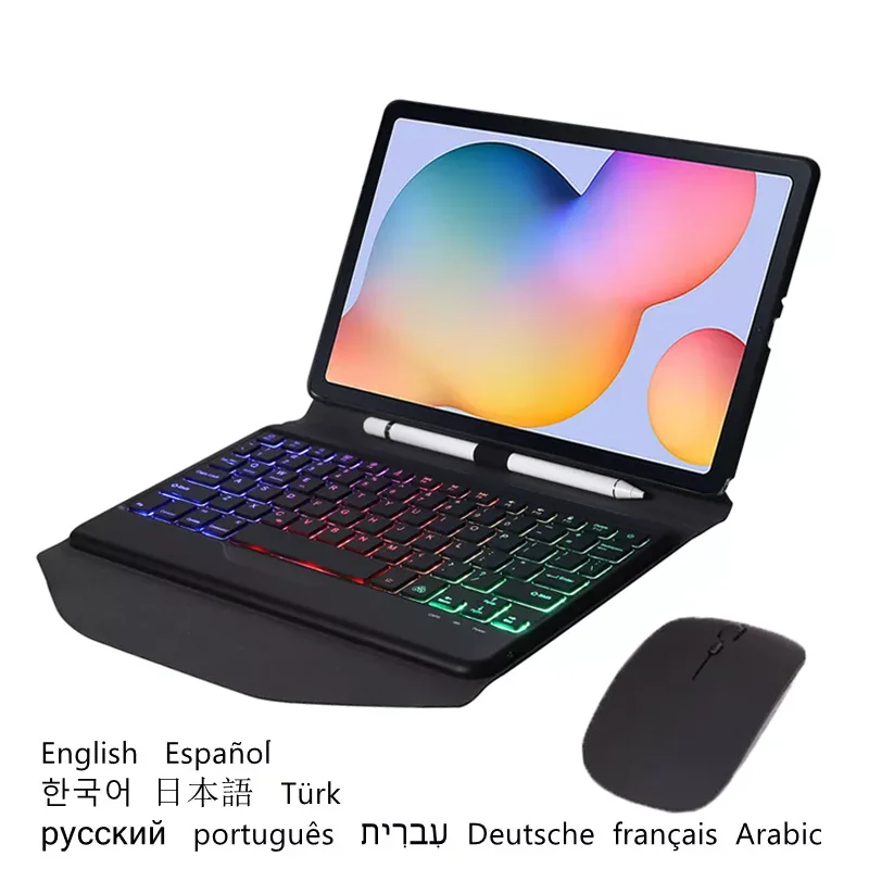 Чехол для планшета Samsung Galaxy Tab A7 2020, 10,4 дюйма, Bluetooth клавиатура, русский, испанский, арабский, корейский, португальский, французский
Чехол для планшета Samsung Galaxy Tab A7 2020, 10,4 дюйма, Bluetooth клавиатура, русский, испанский, арабский, корейский, португальский, французский