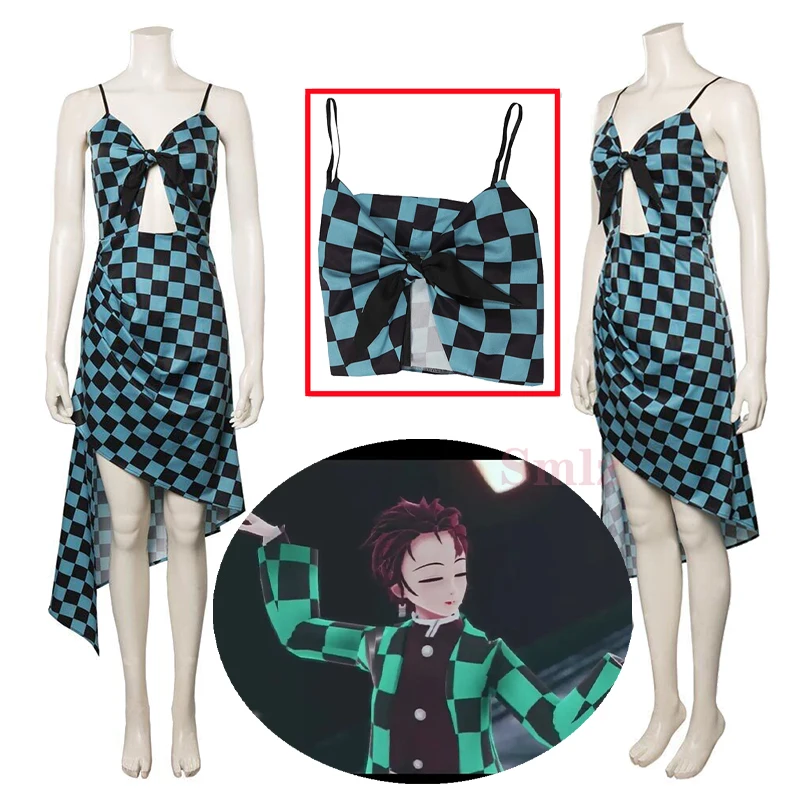 Kamado Tanjirou Cosplay Dress Anime Demon Slayer Cosplay Summer Woman Sexy Suspender Dress
Kamado Tanjirou Cosplay Dress Anime Demon Slayer Cosplay Summer Woman Sexy Suspender Dress