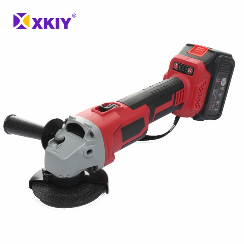 XKIY Rechargeable Angle Grinder Brushless Lithium Battery Grinder Grinding and Cutting Polishing Power Tools
XKIY Rechargeable Angle Grinder Brushless Lithium Battery Grinder Grinding and Cutting Polishing Power Tools