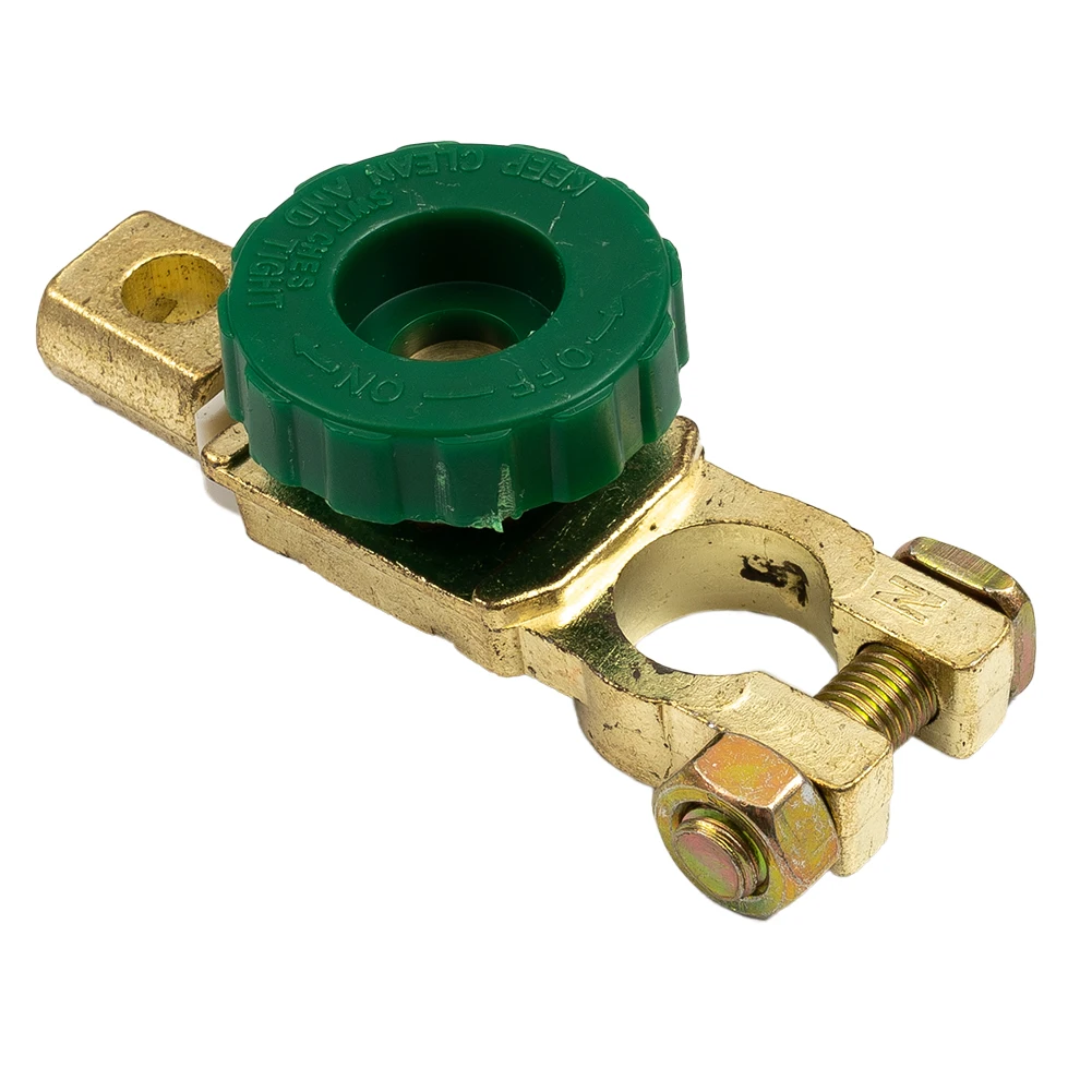 17MM Heavy Duty Battery Disconnect Isolator Cut Off Switch 12V/24V Green Battery Negative Terminal Isolator Replacement
17MM Heavy Duty Battery Disconnect Isolator Cut Off Switch 12V/24V Green Battery Negative Terminal Isolator Replacement