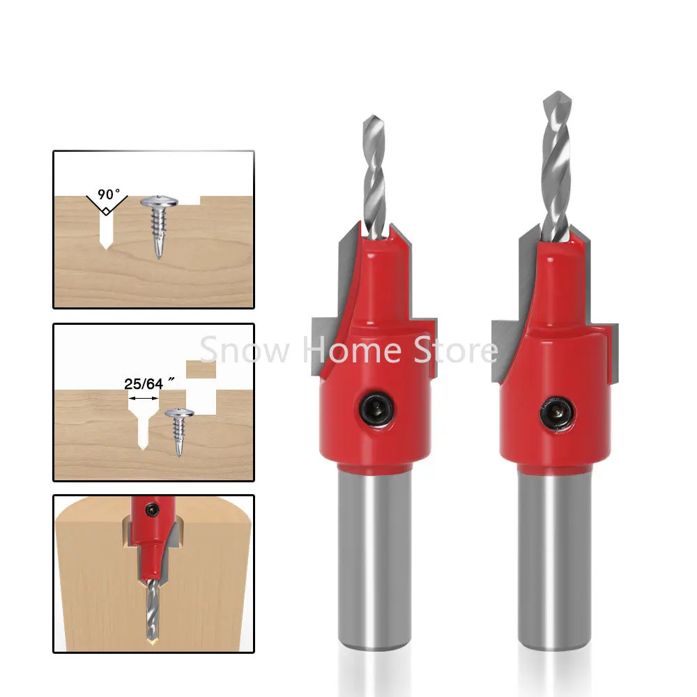 Woodworking Aircraft Type Countersunk Drill Bit Woodworking Openers Drilling Countersunk Head Salad Drilling Corkscrew Self-Tapp
Woodworking Aircraft Type Countersunk Drill Bit Woodworking Openers Drilling Countersunk Head Salad Drilling Corkscrew Self-Tapp
