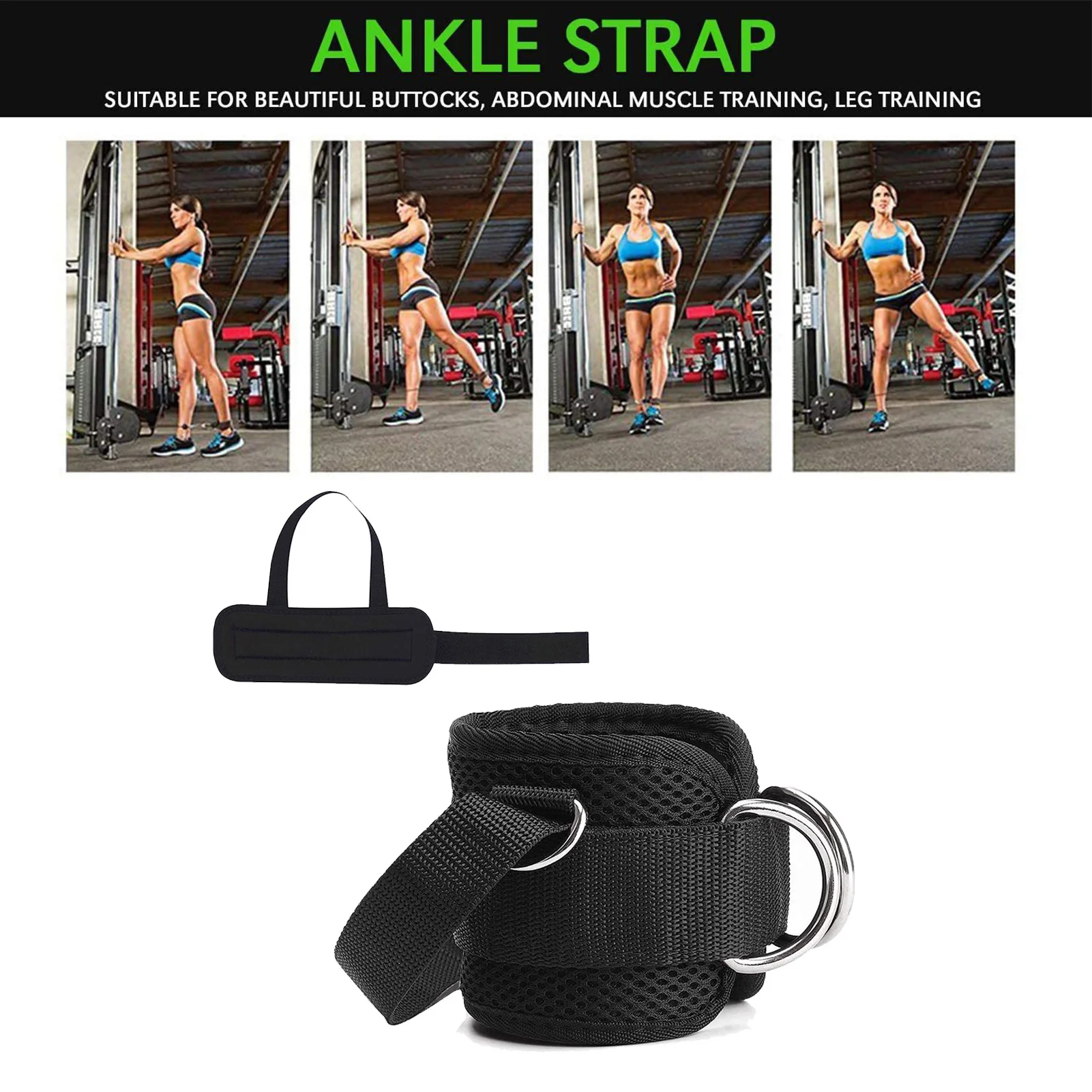 1PCS Fitness Ankle Straps Adjustable D-Ring Foot Support Cuffs Gym Leg Strength Workouts Pulley With Buckle Sports Feet Guard
1PCS Fitness Ankle Straps Adjustable D-Ring Foot Support Cuffs Gym Leg Strength Workouts Pulley With Buckle Sports Feet Guard