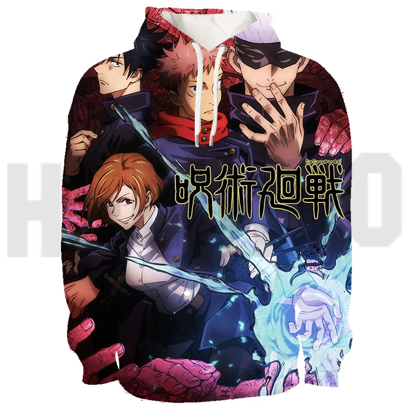 Fashion Jujutsu Kaisen Hoodie Men Anime Pullovers Jujutsu Kaisen Sweatshirt 3D Print Winter Harajuku Streetwear Clothes
Fashion Jujutsu Kaisen Hoodie Men Anime Pullovers Jujutsu Kaisen Sweatshirt 3D Print Winter Harajuku Streetwear Clothes