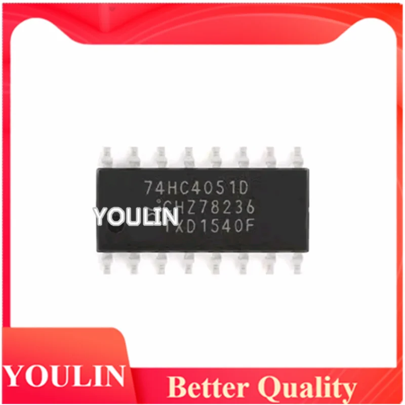 50 шт. новый оригинальный 74HC4051D, 653 SOIC-16 8-канальный аналоговый мультиплексор с разложным чипом
50 шт. новый оригинальный 74HC4051D, 653 SOIC-16 8-канальный аналоговый мультиплексор с разложным чипом
