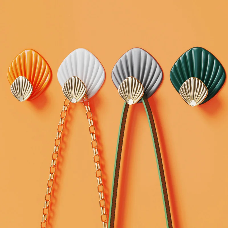 4pcs Light Luxury Shell Shape Hook Punch-free Adhesive Hook Hat Key Towel Hooks Bathroom Room Kitchen Home Storage Accessories
4pcs Light Luxury Shell Shape Hook Punch-free Adhesive Hook Hat Key Towel Hooks Bathroom Room Kitchen Home Storage Accessories