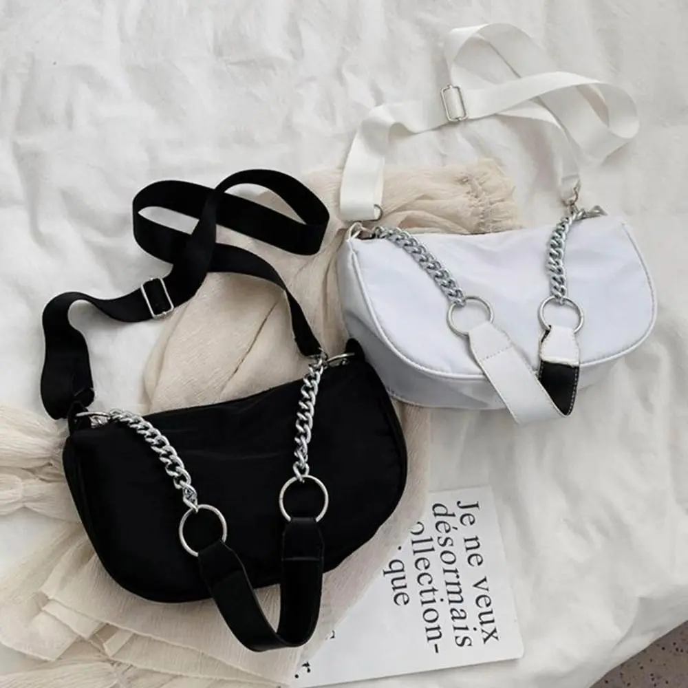 New Casual Ladies Crossbody Bags Nylon Bag Women Vintage Black Shoulder Bag Girls Street Armpit Bag Solid Color Handbag
New Casual Ladies Crossbody Bags Nylon Bag Women Vintage Black Shoulder Bag Girls Street Armpit Bag Solid Color Handbag