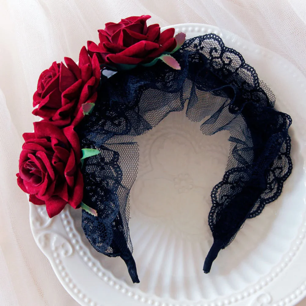 Rose Flower Headband, Flower Headband, Wide Floral Hair Band, Red Rose Crown Party Hair Accessories for Woman Girl Party
Rose Flower Headband, Flower Headband, Wide Floral Hair Band, Red Rose Crown Party Hair Accessories for Woman Girl Party