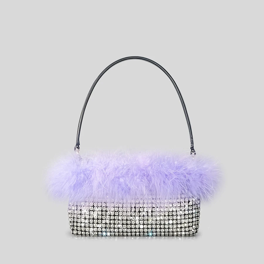 Hair Rhinestone Evening Bag for Women Chains Shoulder Crossbody Bags Diamond Lady Handbags Shiny Small Party Purses
Hair Rhinestone Evening Bag for Women Chains Shoulder Crossbody Bags Diamond Lady Handbags Shiny Small Party Purses