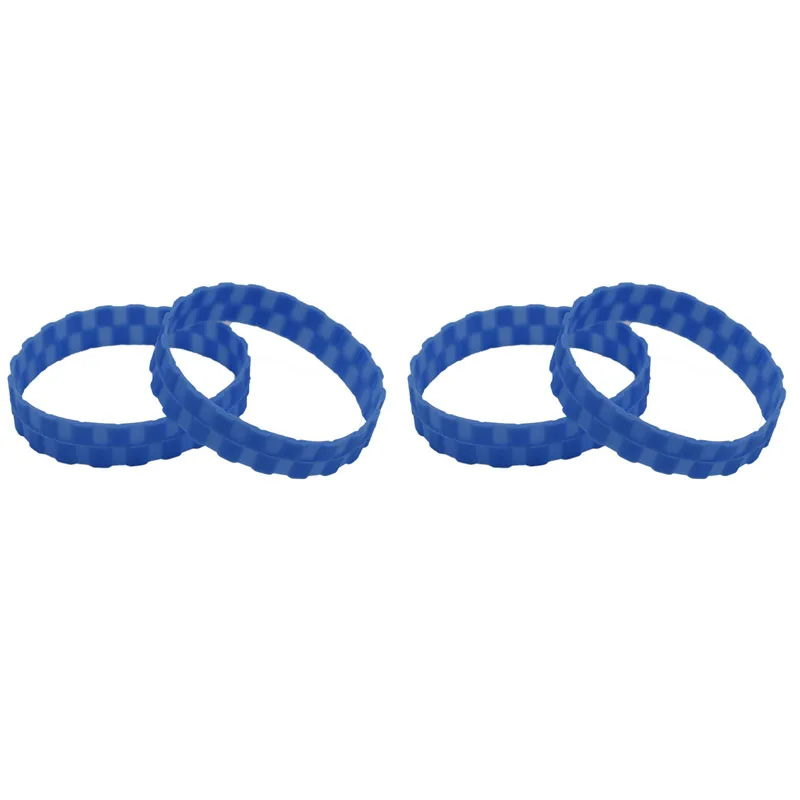 4Pcs Robot Vacuum Cleaner Anti-Skid Anti-Wear Tire Skin for Xiaomi Mijia Irobot Sweeping Robot Accessories, Blue 
4Pcs Robot Vacuum Cleaner Anti-Skid Anti-Wear Tire Skin for Xiaomi Mijia Irobot Sweeping Robot Accessories, Blue