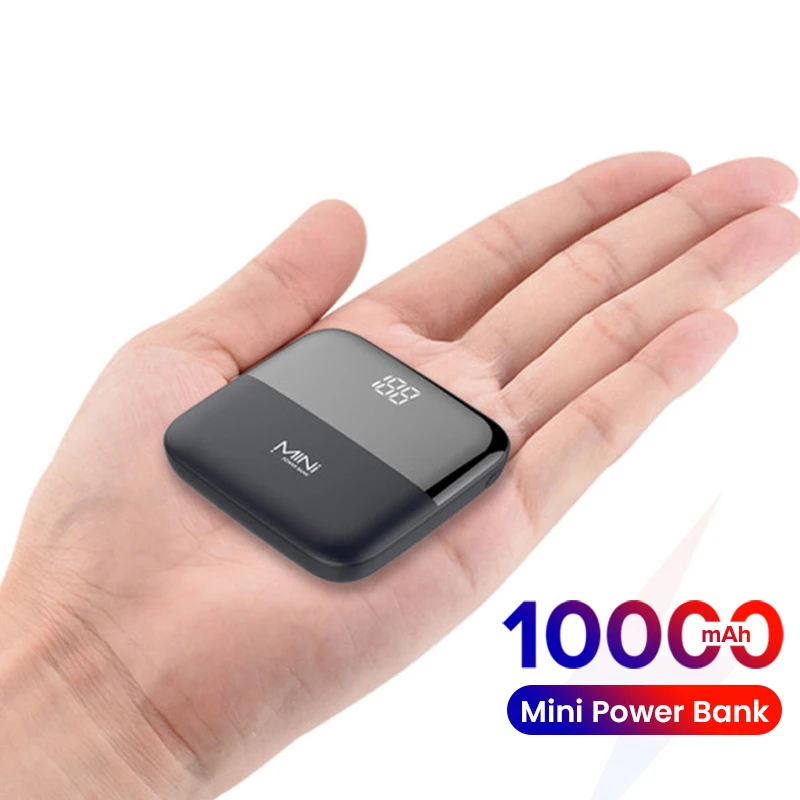 10000mAh Mini Power Bank LED Power Display PoverBank Portable External Battery Charger Powerbank For iPhone 12 Xiaomi 10
10000mAh Mini Power Bank LED Power Display PoverBank Portable External Battery Charger Powerbank For iPhone 12 Xiaomi 10