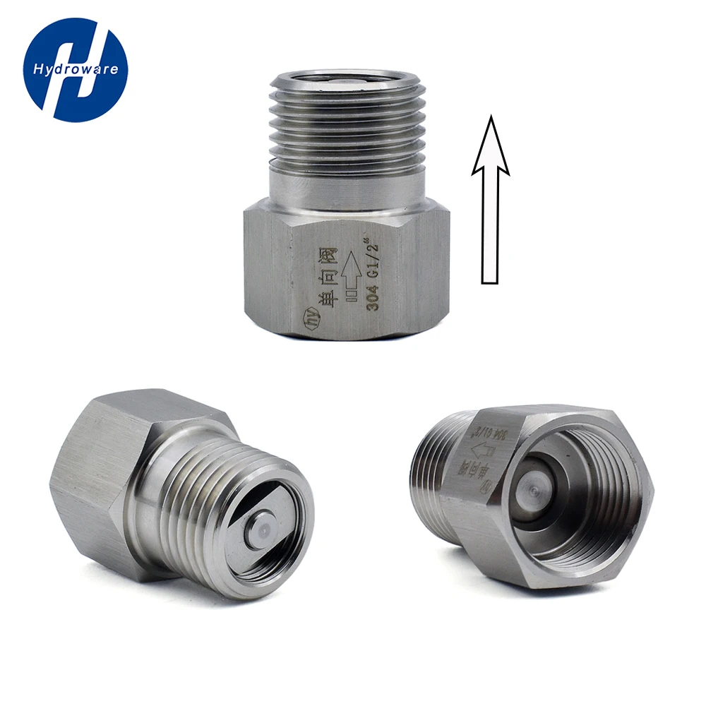 Односторонние обратные клапаны из нержавеющей стали 304 
Односторонние обратные клапаны из нержавеющей стали 304