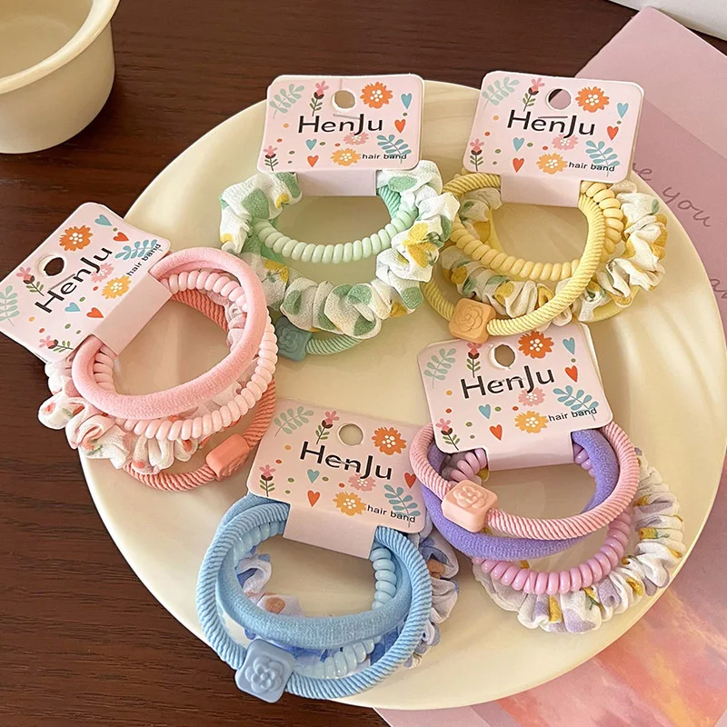 4pcs Color Telephone Hair Rope Female Mori Xianmei Tied Hair Rubber Band Headband High Elastic Headband Heair Band for Girls
4pcs Color Telephone Hair Rope Female Mori Xianmei Tied Hair Rubber Band Headband High Elastic Headband Heair Band for Girls