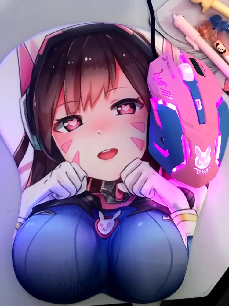 Anime Mouse pad Overwatch D.VA 3D Mousepad Silicon Gel Ergonomic Mouse Mat with Wrist Support Dva
Anime Mouse pad Overwatch D.VA 3D Mousepad Silicon Gel Ergonomic Mouse Mat with Wrist Support Dva