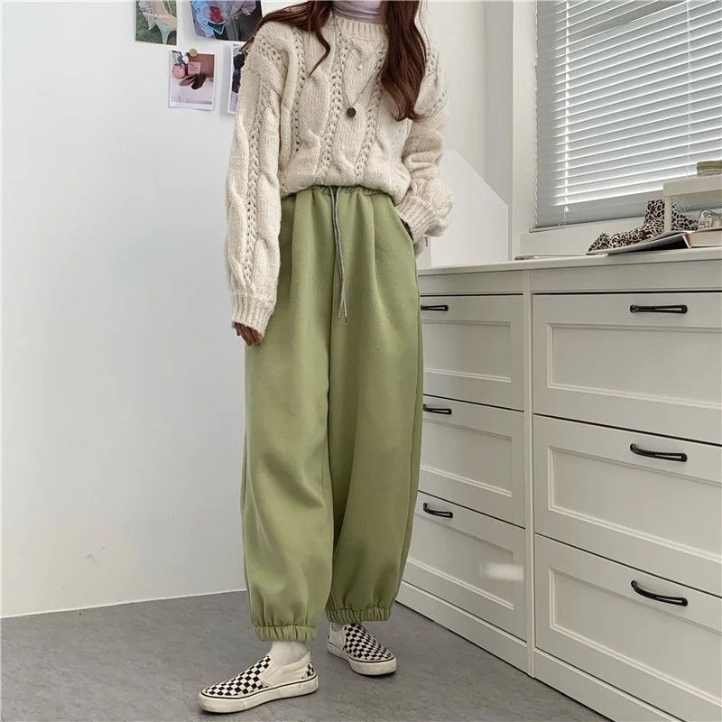 Hot sale 2023 Women Winter Pants Joggers Sweatpants Female Sportwear Fleece High Waist Trousers Black Gray Thick Velvet Warm Tro
Hot sale 2023 Women Winter Pants Joggers Sweatpants Female Sportwear Fleece High Waist Trousers Black Gray Thick Velvet Warm Tro