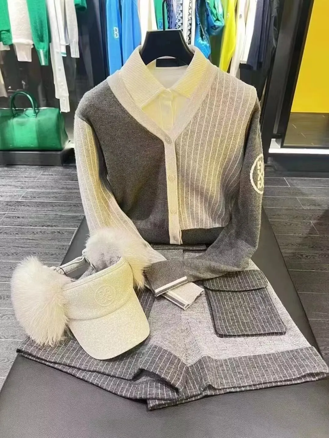 Golf Apparel Knitted Core spun Korean Long Sleeve Sweater Sport Versatile Knitted Cardigan
Golf Apparel Knitted Core spun Korean Long Sleeve Sweater Sport Versatile Knitted Cardigan