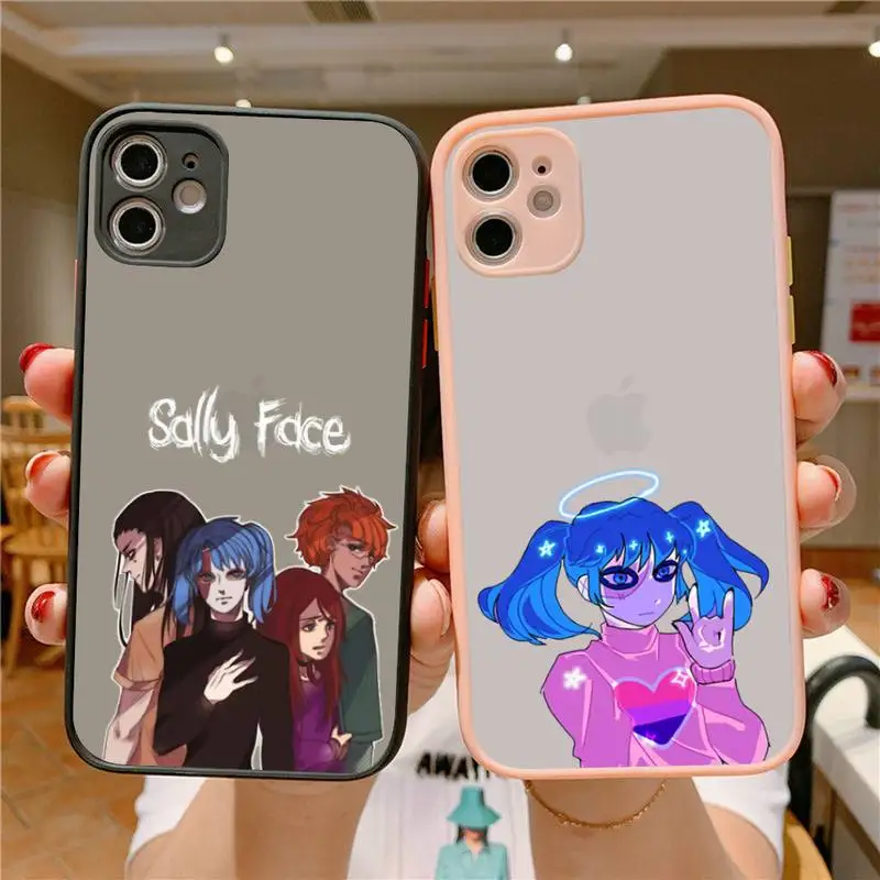 Sally Face Phone Case for iPhone X XR XS 7 8 Plus 11 12 13 pro MAX 13mini Translucent Matte Shockproof Case
Sally Face Phone Case for iPhone X XR XS 7 8 Plus 11 12 13 pro MAX 13mini Translucent Matte Shockproof Case