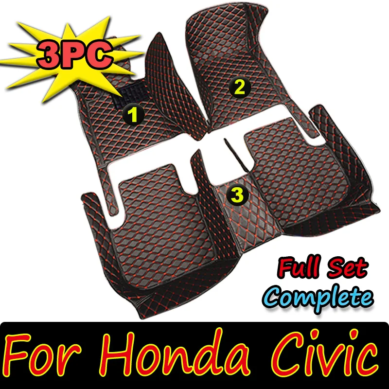 Car Floor Mats For Honda Civic 2015 2014 2013 2012 Auto Decoration Leather Carpets Accessories Styling Parts Protect Waterproof
Car Floor Mats For Honda Civic 2015 2014 2013 2012 Auto Decoration Leather Carpets Accessories Styling Parts Protect Waterproof