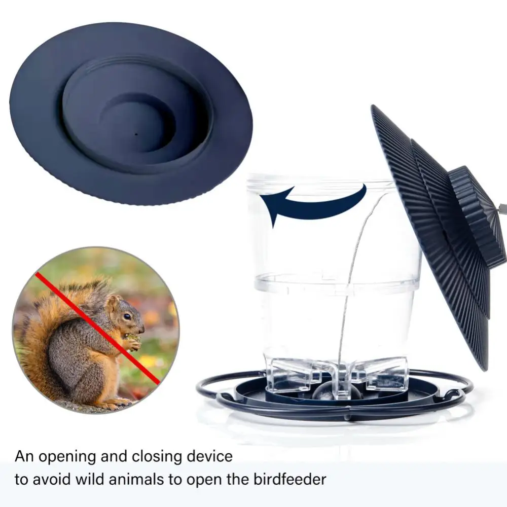 Classic Round Shaped Bird Supplies Plastic Bird Feeder Tray With Roof Feeding Box Garden Decor Accessories Large Capacity
Classic Round Shaped Bird Supplies Plastic Bird Feeder Tray With Roof Feeding Box Garden Decor Accessories Large Capacity