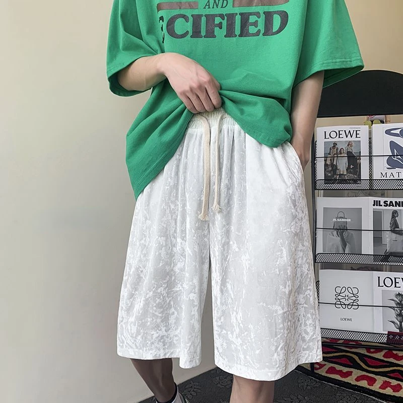 2023 Summer Casual Men's New Fashion Ice Silk Style Commuting High Street Versatile Loose Fashion Street Shorts
2023 Summer Casual Men's New Fashion Ice Silk Style Commuting High Street Versatile Loose Fashion Street Shorts