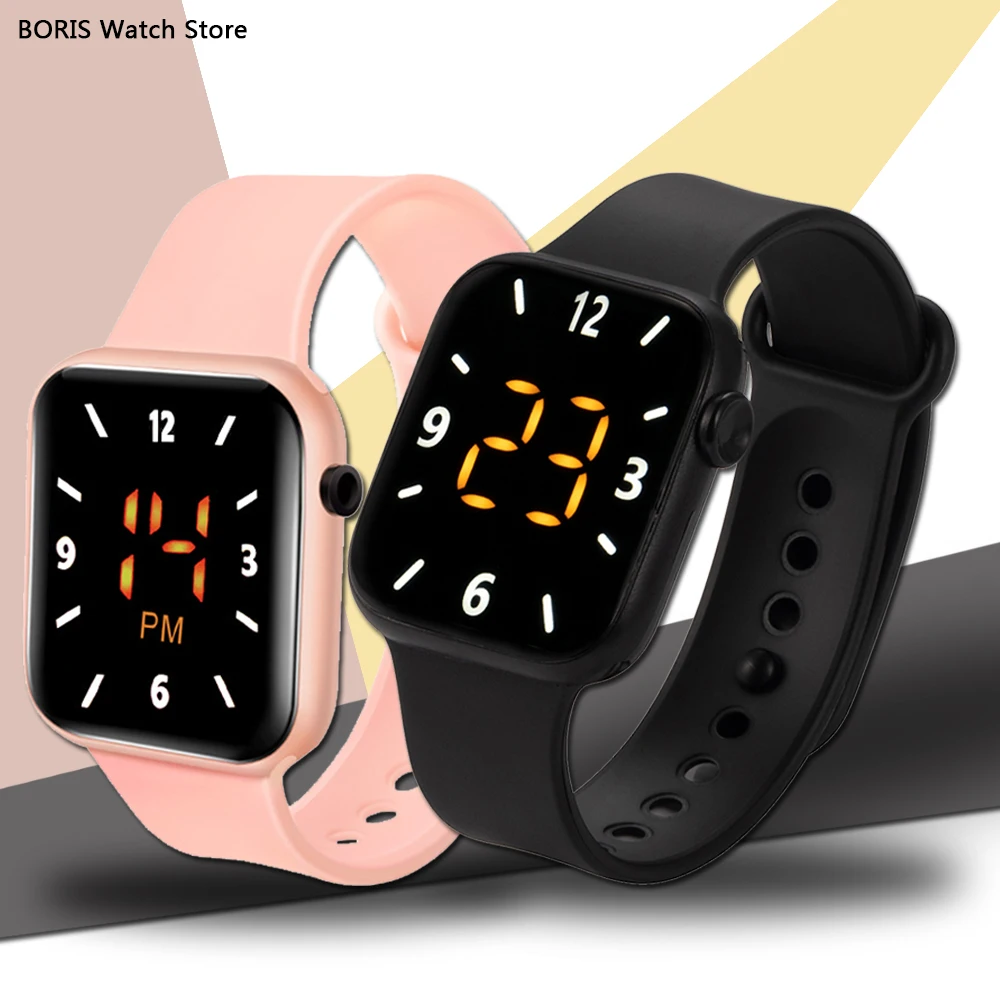 Digital Watch For Men Newly Style Electronic LED Display Carousel Display Gray Pink Women Bracelet Wristwatch Clock reloj mujer
Digital Watch For Men Newly Style Electronic LED Display Carousel Display Gray Pink Women Bracelet Wristwatch Clock reloj mujer