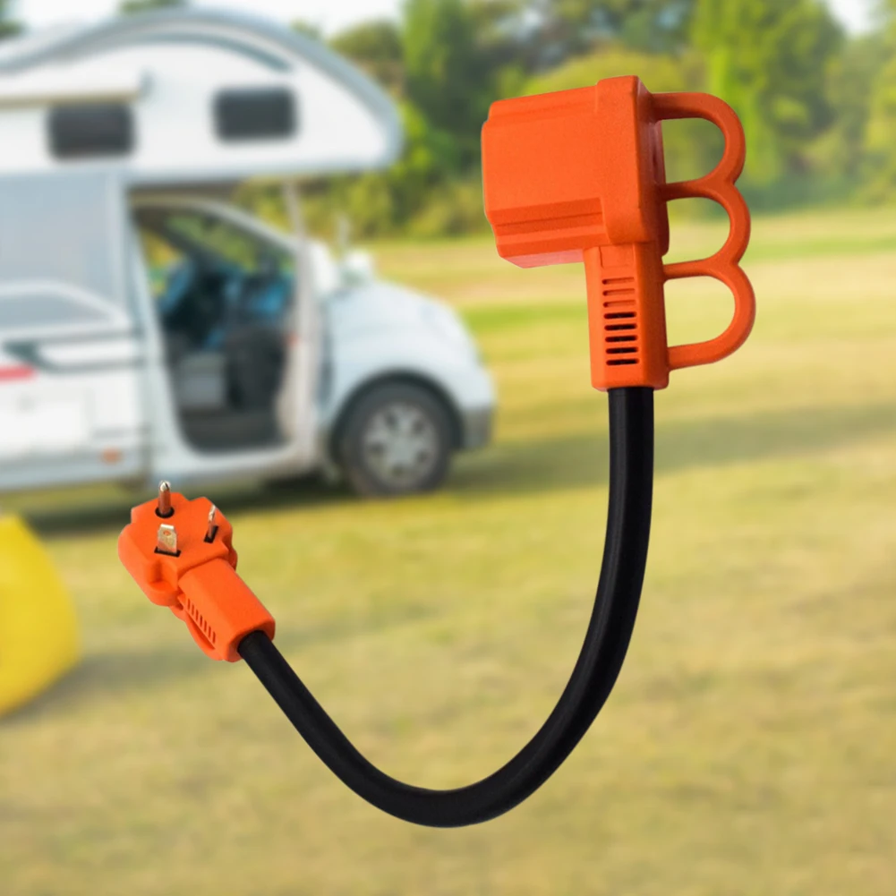 30 Amp to 50 Amp RV Plug Adapter US 30A Male to 50A Female Cord 125V with Handle for Air Conditioner Refrigerator Microwave Oven
30 Amp to 50 Amp RV Plug Adapter US 30A Male to 50A Female Cord 125V with Handle for Air Conditioner Refrigerator Microwave Oven