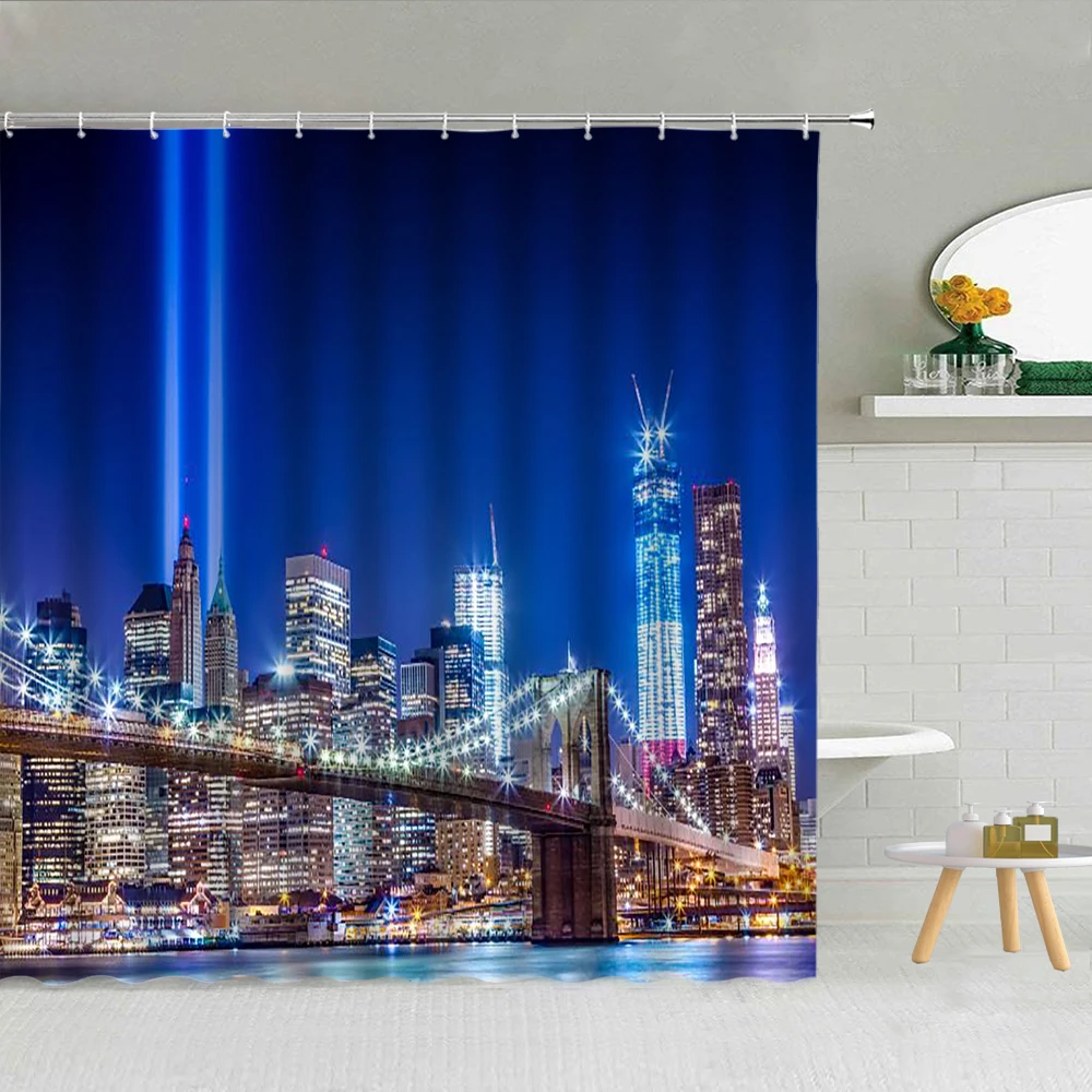 Black White City Building Landscape Shower Curtain Modern Scenery Bathroom Curtains Waterproof Fabric With Hooks European Style
Black White City Building Landscape Shower Curtain Modern Scenery Bathroom Curtains Waterproof Fabric With Hooks European Style