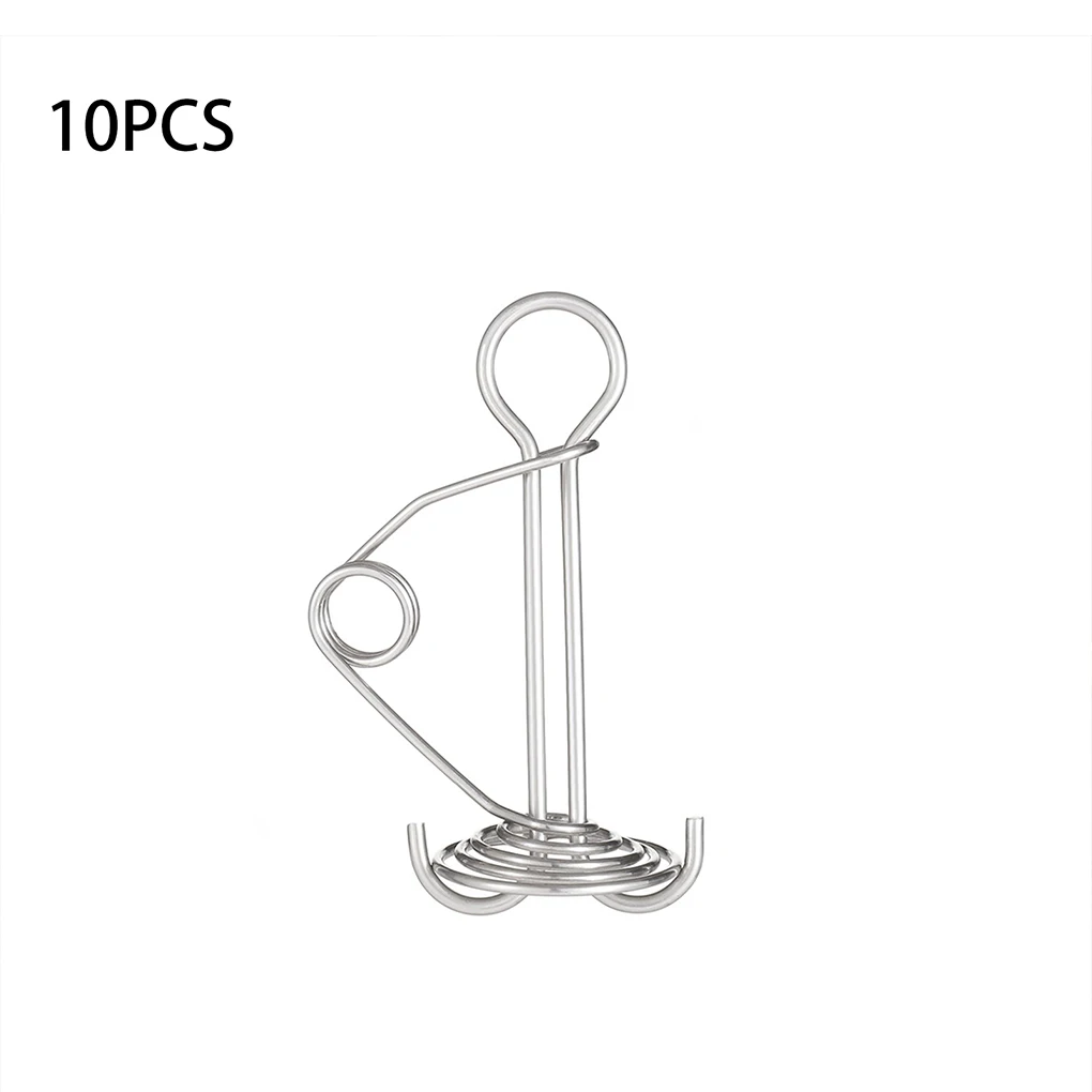 Pack of 10 Tent Rope Buckle Stainless Steel Awning Stakes Peg Outdoor Picnic Backpacking Climbing Tarp Windproof Hook
Pack of 10 Tent Rope Buckle Stainless Steel Awning Stakes Peg Outdoor Picnic Backpacking Climbing Tarp Windproof Hook
