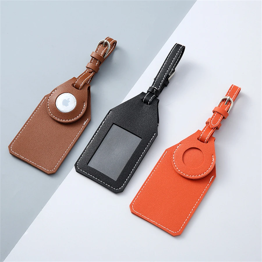Creative PU luggage Tag Airtag Tracker Protective Cover Leather Luggage Tag Anti-Loss Portable Luggage Tag Hot New
Creative PU luggage Tag Airtag Tracker Protective Cover Leather Luggage Tag Anti-Loss Portable Luggage Tag Hot New