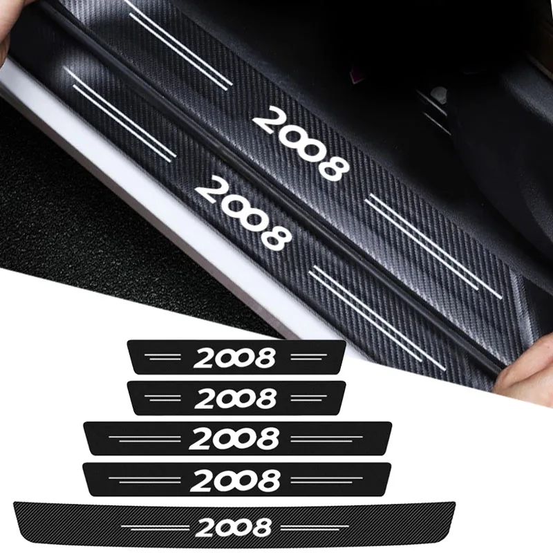 5 шт. протектор порога автомобильной двери для Peugeot 2008 логотип 2021 2020 2019 2018 2017 2016 Наклейка порога заднего багажника аксессуары
5 шт. протектор порога автомобильной двери для Peugeot 2008 логотип 2021 2020 2019 2018 2017 2016 Наклейка порога заднего багажника аксессуары