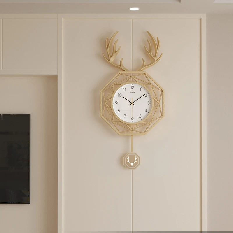 Golden Creative Wall Clock Luxury Aesthetic Nordic Designer Wall Clock Unusual Silent Pendulum Horloge Murale Living Room Decor
Golden Creative Wall Clock Luxury Aesthetic Nordic Designer Wall Clock Unusual Silent Pendulum Horloge Murale Living Room Decor