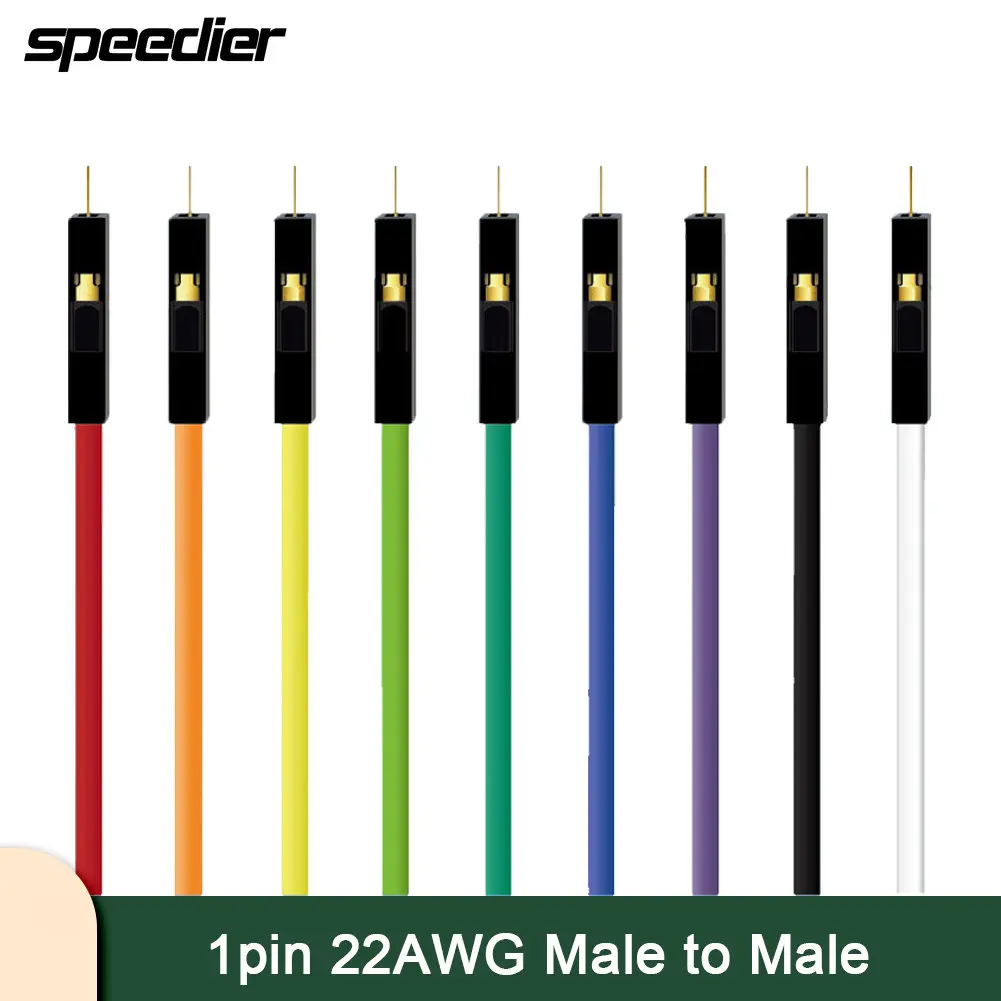 Customized Super Soft Silicone DuPont Wire Super Soft 22AWG Multi-Color 1pin Male to male 2.54
Customized Super Soft Silicone DuPont Wire Super Soft 22AWG Multi-Color 1pin Male to male 2.54