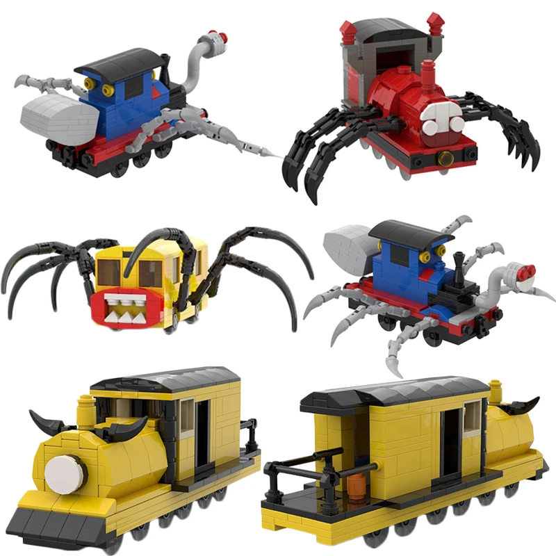 Spider Train Choo Choo Charles Building Blocks Toys Horror Game Animal Figures Red Yellow Blue Monster Vehicle Bricks Kids Gift
Spider Train Choo Choo Charles Building Blocks Toys Horror Game Animal Figures Red Yellow Blue Monster Vehicle Bricks Kids Gift