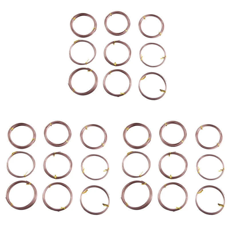27 Rolls Bonsai Wires Anodized Aluminum Bonsai Training Wire With 3 Sizes (1.0 Mm,1.5 Mm,2.0 Mm),Total 147 Feet (Brown)
27 Rolls Bonsai Wires Anodized Aluminum Bonsai Training Wire With 3 Sizes (1.0 Mm,1.5 Mm,2.0 Mm),Total 147 Feet (Brown)