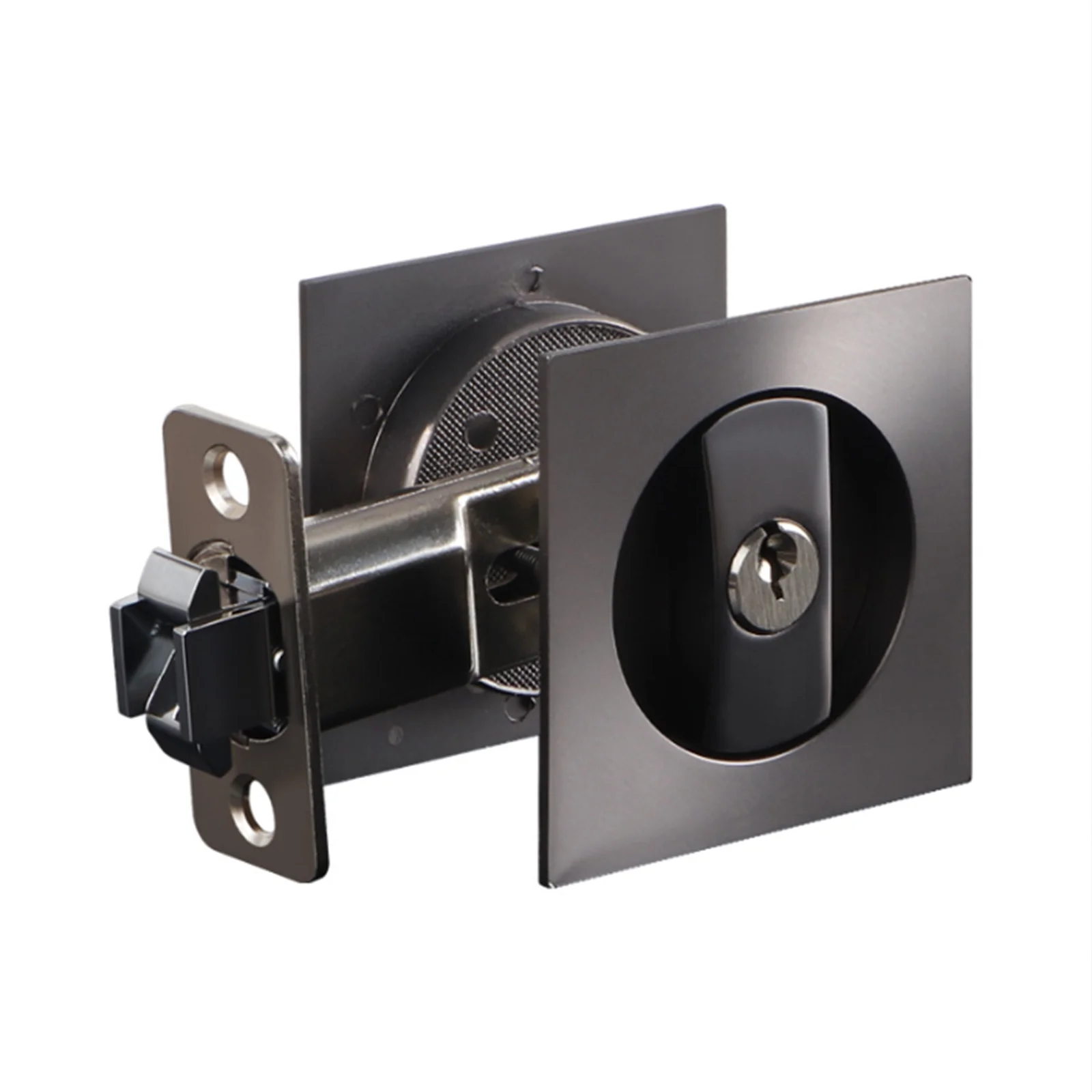 1pc Mortice Door Lock Zinc Alloy Square Sliding Door Lock Embedded Sliding Door Lock Pocket Door Lock With Key
1pc Mortice Door Lock Zinc Alloy Square Sliding Door Lock Embedded Sliding Door Lock Pocket Door Lock With Key